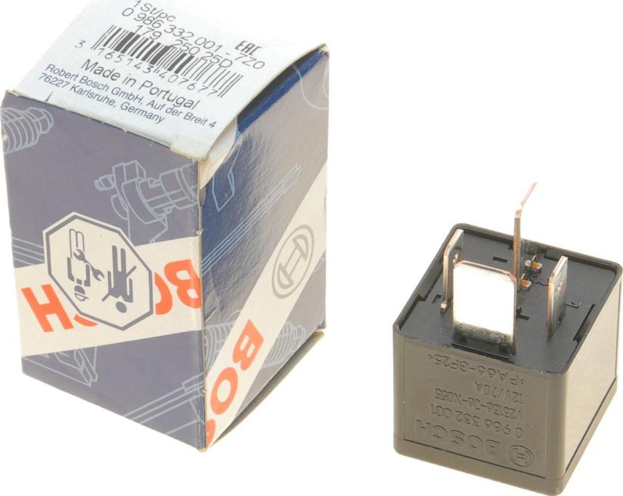 BOSCH 0 986 332 001 - Relay, main current parts5.com