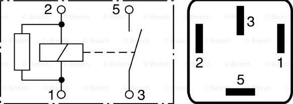 BOSCH 0 986 332 001 - Releu, curent alimentare parts5.com