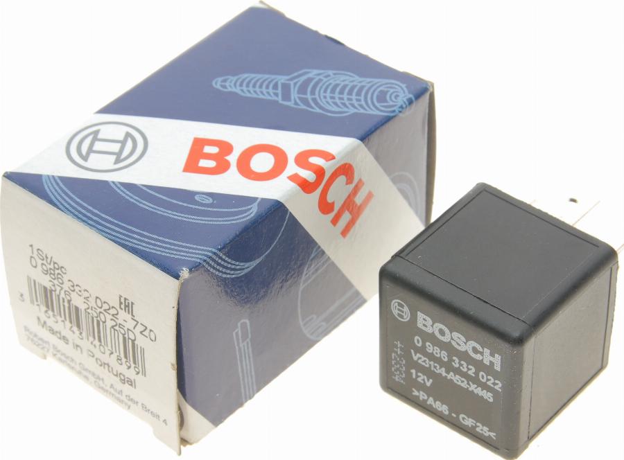 BOSCH 0 986 332 022 - Relais, courant de travail parts5.com