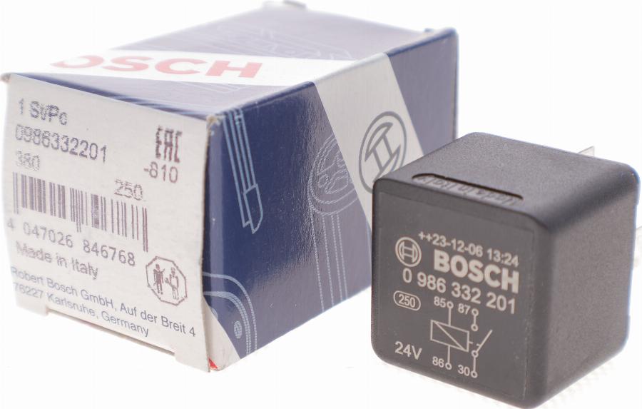 BOSCH 0986332201 - Relé parts5.com