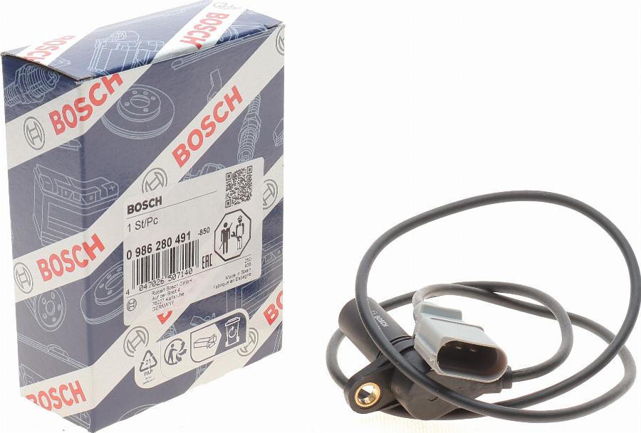 BOSCH 0 986 280 491 - Σηματοδ. παλμών, στροφ. άξονας parts5.com