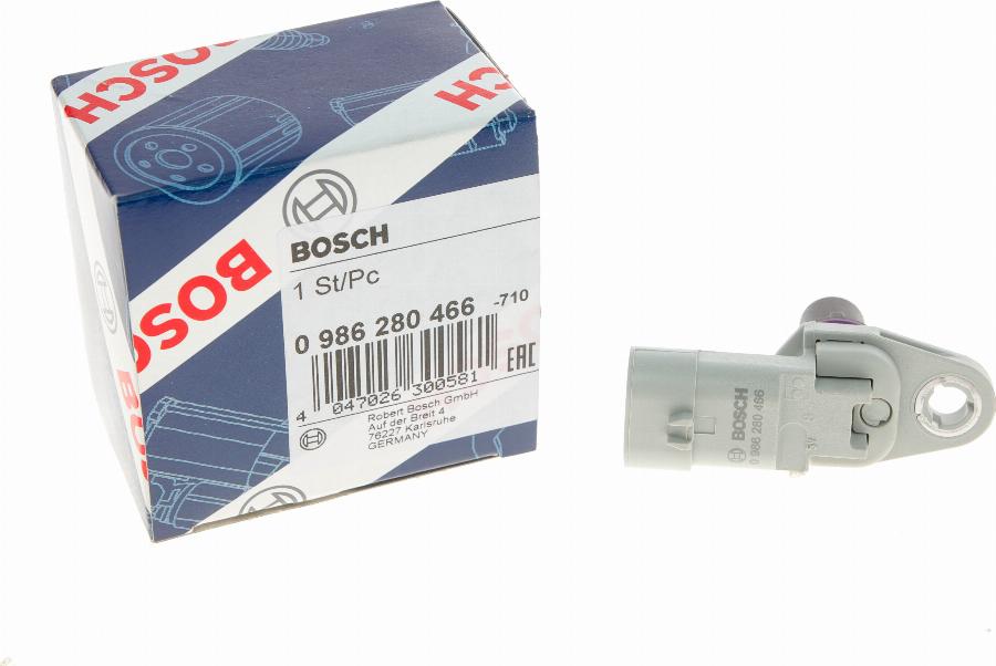 BOSCH 0 986 280 466 - Sensor, crankshaft pulse parts5.com