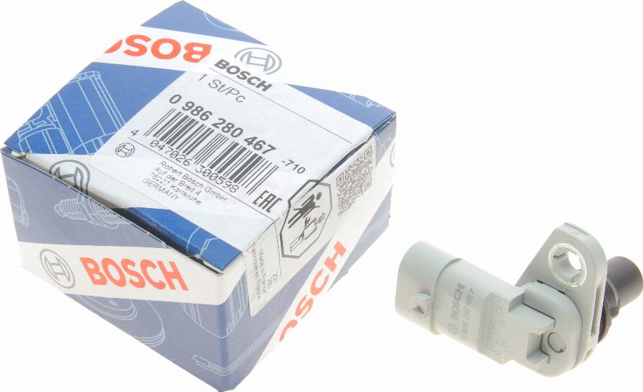 BOSCH 0 986 280 467 - Sensor, posición arbol de levas parts5.com