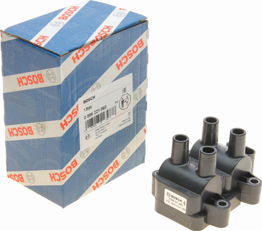 BOSCH 0 986 221 060 - Gyújtótekercs parts5.com