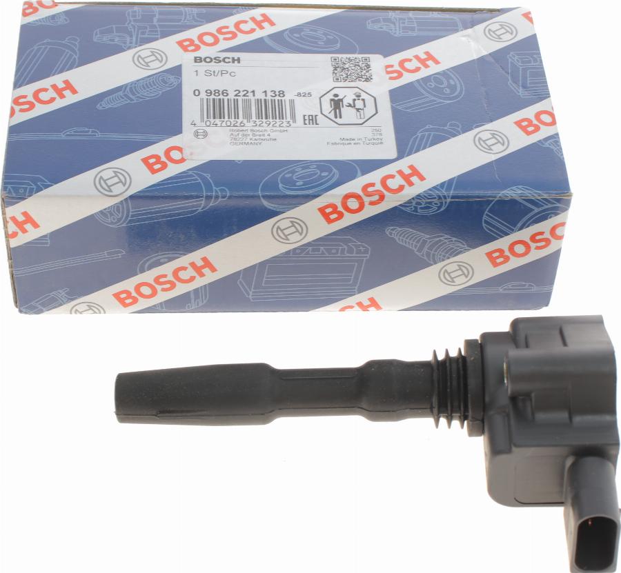 BOSCH 0 986 221 138 - Sytytyspuola parts5.com