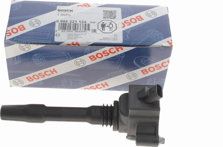 BOSCH 0 986 221 124 - Ignition Coil parts5.com