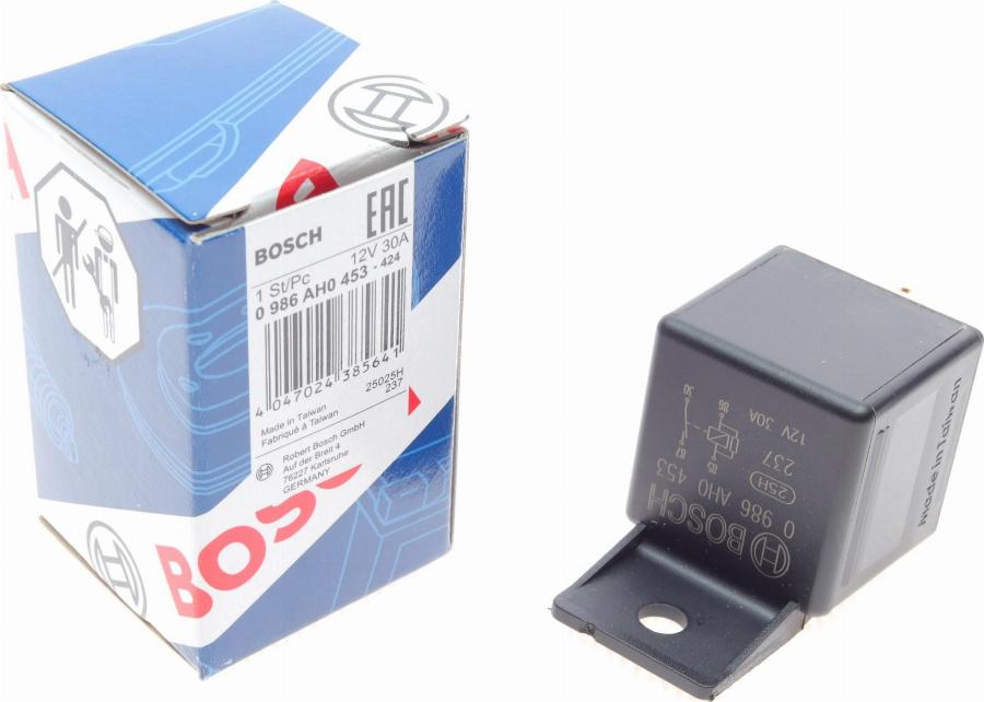 BOSCH 0 986 AH0 453 - Röle, çalışma akımı parts5.com