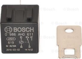 BOSCH 0 986 AH0 611 - Relay, main current parts5.com