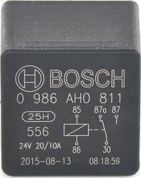 BOSCH 0 986 AH0 811 - Ρελέ, ρεύμα λειτουργίας parts5.com