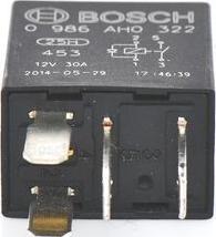 BOSCH 0 986 AH0 322 - Rele, delovni tok parts5.com