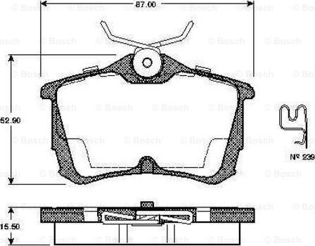 AISIN SN183 - Komplet zavornih oblog, ploscne (kolutne) zavore parts5.com