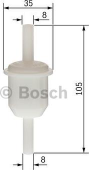 BOSCH 0 450 904 058 - Φίλτρο καυσίμου parts5.com