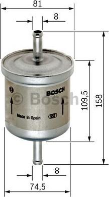 BOSCH 0 450 905 095 - Fuel filter parts5.com