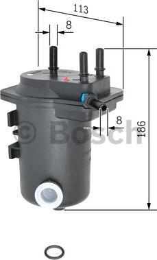 BOSCH 0 450 907 008 - Топливный фильтр parts5.com