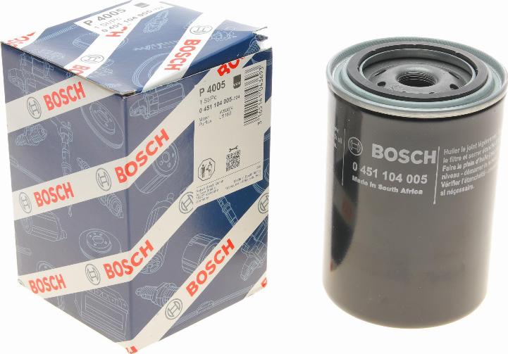 BOSCH 0 451 104 005 - Маслен филтър parts5.com