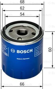 BOSCH 0 451 104 025 - Oil Filter parts5.com