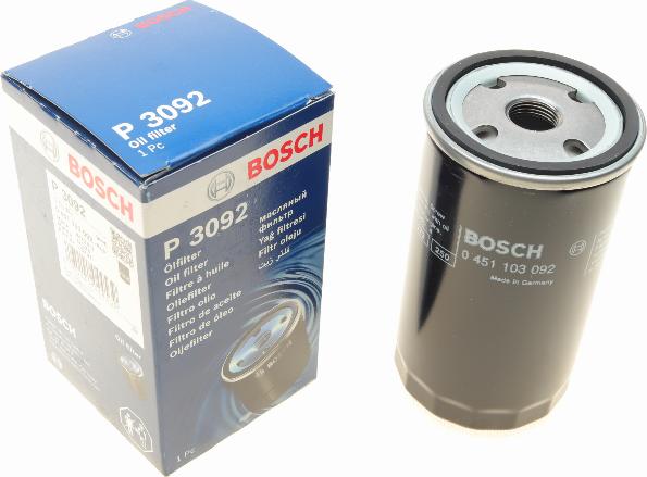 BOSCH 0 451 103 092 - Oljni filter parts5.com