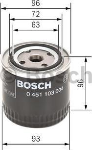 BOSCH 0 451 103 004 - Filtar za ulje parts5.com