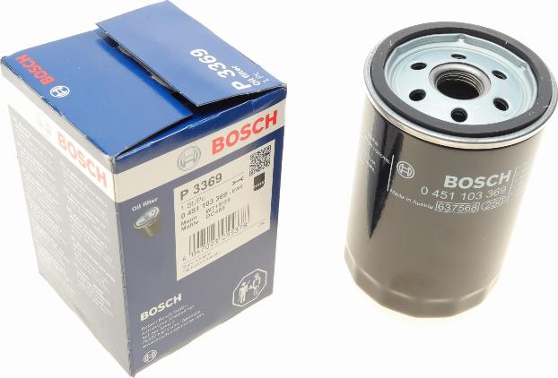 BOSCH 0 451 103 369 - Filtr oleju parts5.com