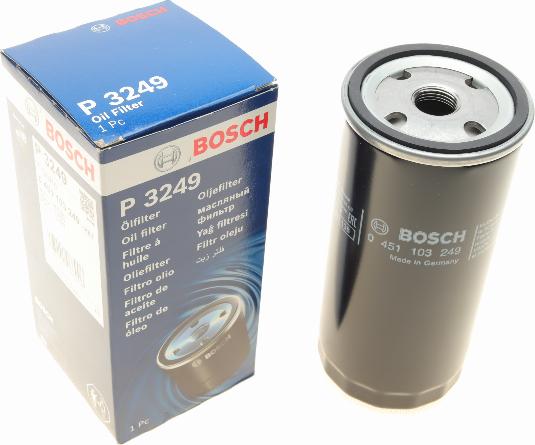 BOSCH 0 451 103 249 - Filtru ulei parts5.com