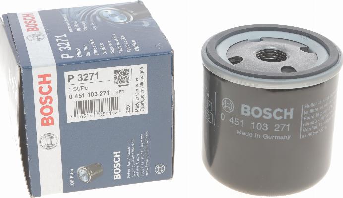 BOSCH 0 451 103 271 - Маслен филтър parts5.com