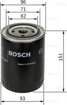 BOSCH 0 451 203 012 - Filtr oleju parts5.com