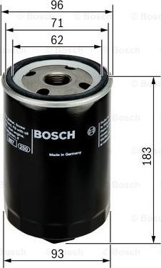 BOSCH 0 451 203 087 - Filtr oleju parts5.com