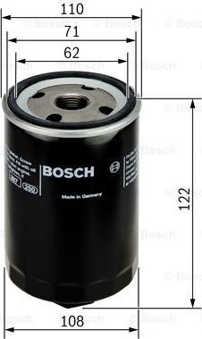 BOSCH 0 451 203 223 - Oil Filter parts5.com