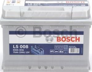 BOSCH 0 092 L50 080 - Стартерная аккумуляторная батарея, АКБ parts5.com