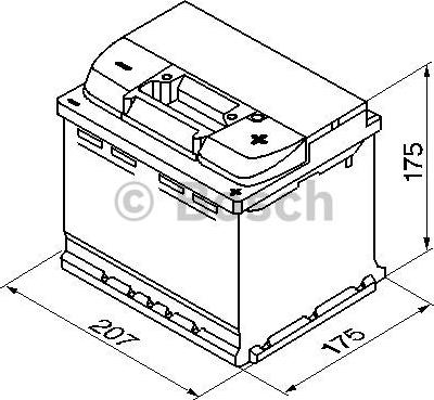 BOSCH 0 092 S40 010 - Batería de arranque parts5.com