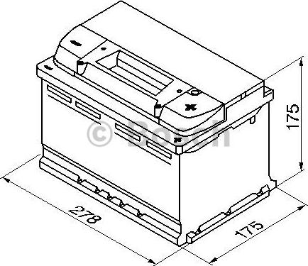 BOSCH 0 092 S40 070 - Batería de arranque parts5.com