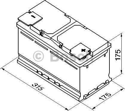 BOSCH 0 092 S40 100 - Käynnistysakku parts5.com