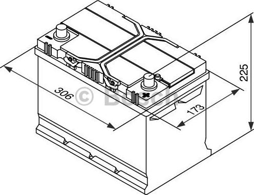 BOSCH 0 092 S40 280 - Indító akkumulátor parts5.com