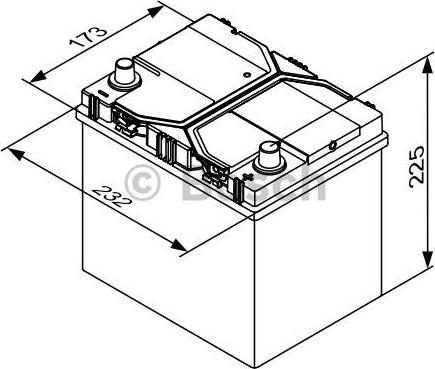 BOSCH 0 092 S4E 400 - Käynnistysakku parts5.com