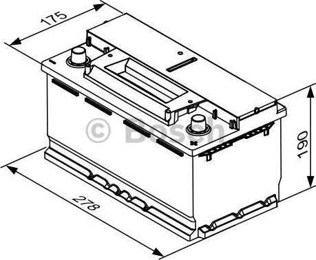 BOSCH 0 092 S4E 081 - Starter Battery parts5.com