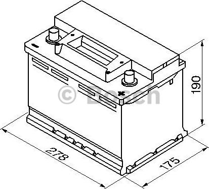 BOSCH 0 092 S30 080 - Batterie de démarrage parts5.com