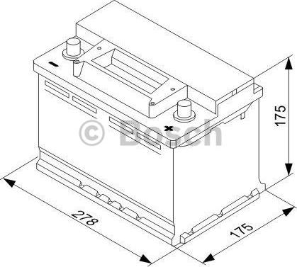 BOSCH 0 092 S30 070 - Indító akkumulátor parts5.com