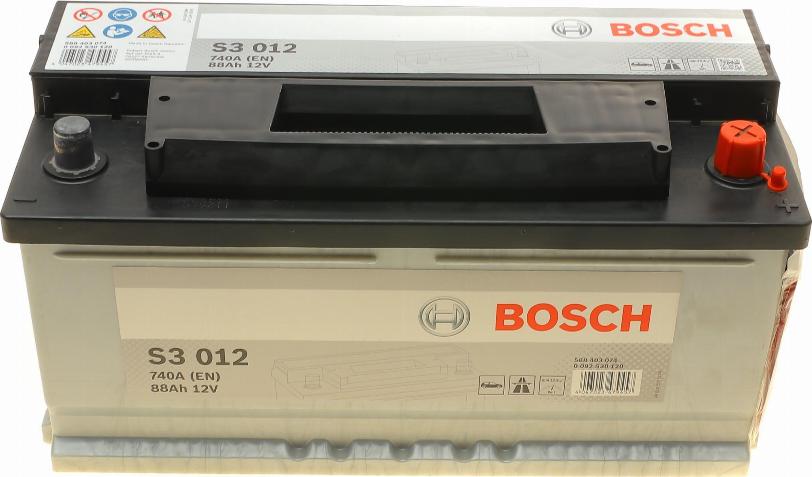 BOSCH 0 092 S30 120 - Μπαταρία εκκίνησης parts5.com