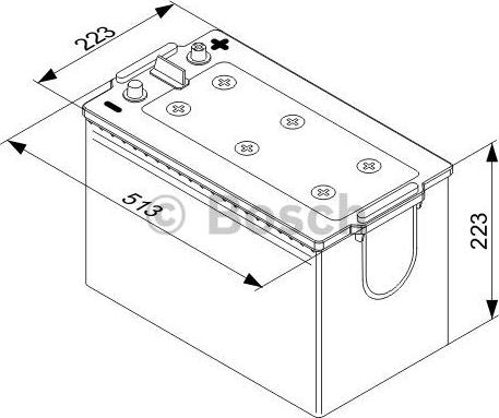 BOSCH 0 092 T40 770 - Żtartovacia batéria parts5.com