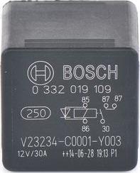 BOSCH 0 332 019 109 - Relais, Arbeitsstrom parts5.com