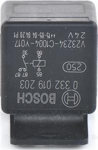 BOSCH 0 332 019 203 - Relé, corriente de trabajo parts5.com