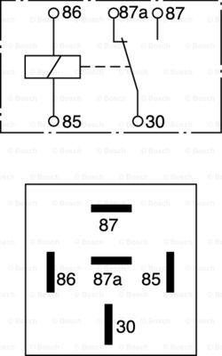 BOSCH 0 332 209 150 - Relais, contrôle de démarrage à froid parts5.com