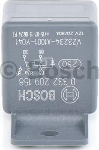 BOSCH 0 332 209 158 - Ρελέ, ρεύμα λειτουργίας parts5.com