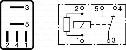 BOSCH 0 332 201 107 - Ρελέ, σύστημα προθέρμανσης parts5.com