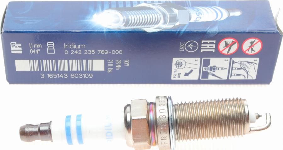 BOSCH 0 242 235 769 - Spark Plug parts5.com