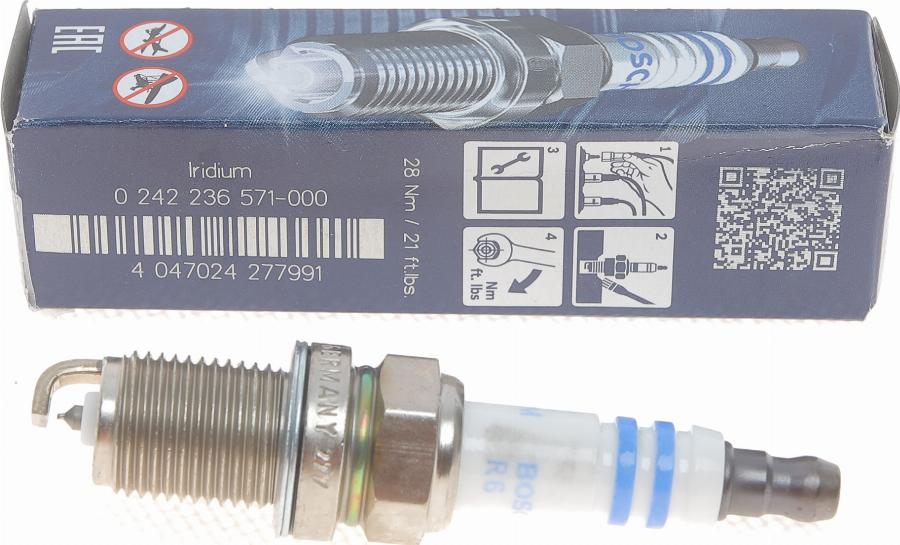 BOSCH 0 242 236 571 - Spark Plug parts5.com