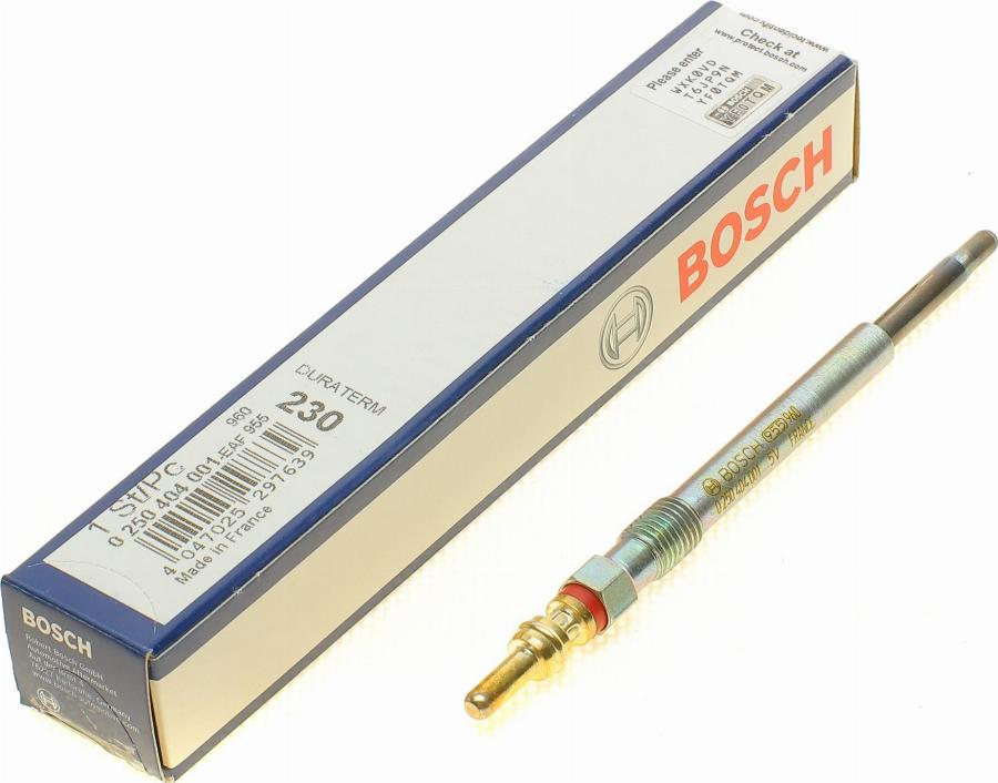 BOSCH 0 250 404 001 - Подгревна свещ parts5.com