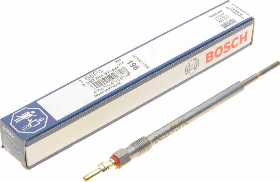 BOSCH 0 250 403 011 - Izzítógyertya parts5.com