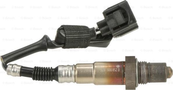 BOSCH 0 258 986 676 - Lambda Sensor parts5.com