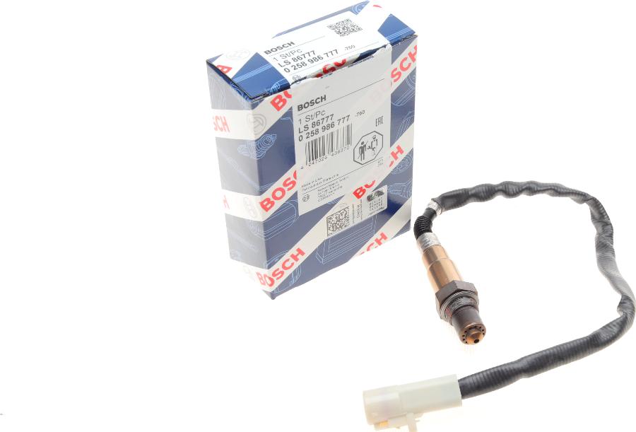 BOSCH 0 258 986 777 - Sonde lambda parts5.com